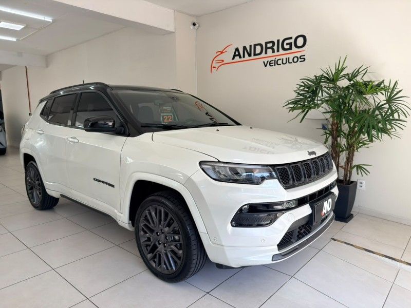 JEEP COMPASS 1.3 SERIE S T270 16V TURBO 2022/2022 ANDRIGO VEÍCULOS CAXIAS DO SUL / Carros no Vale