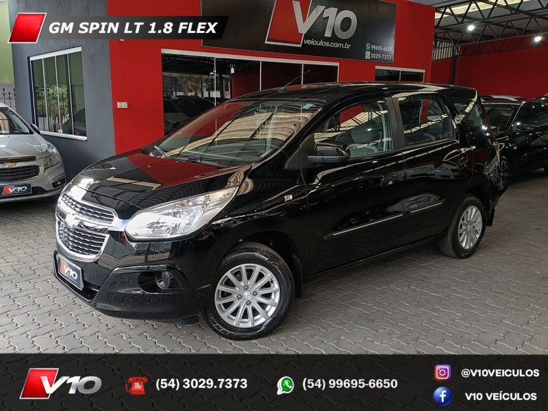 CHEVROLET SPIN 1.8 LT 8V 2012/2013 V10 VEÍCULOS CAXIAS DO SUL / Carros no Vale CHEVROLET SPIN 1.8 LT 8V 2012/2013 V10 VEÍCULOS CAXIAS DO SUL / Carros no Vale
