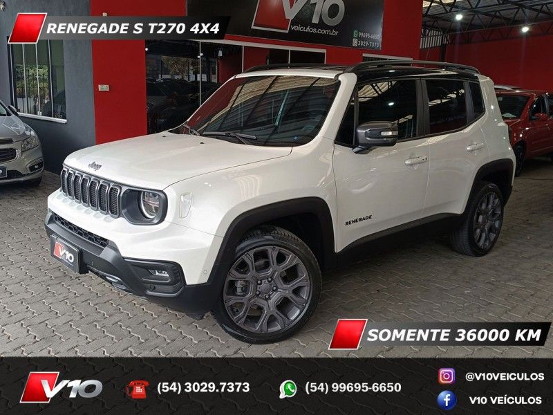 JEEP RENEGADE 1.3 S T270 16V TURBO 4×4 2023/2024 V10 VEÍCULOS CAXIAS DO SUL / Carros no Vale JEEP RENEGADE 1.3 S T270 16V TURBO 4×4 2023/2024 V10 VEÍCULOS CAXIAS DO SUL / Carros no Vale