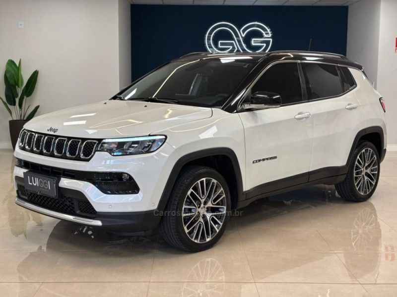JEEP COMPASS 1.3 LIMITED T270 16V TURBO 2021/2022 LUIGGI AUTOMÓVEIS CARLOS BARBOSA / Carros no Vale