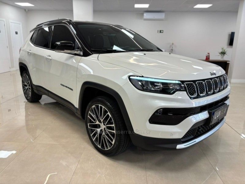 JEEP COMPASS 1.3 LIMITED T270 16V TURBO 2021/2022 LUIGGI AUTOMÓVEIS CARLOS BARBOSA / Carros no Vale