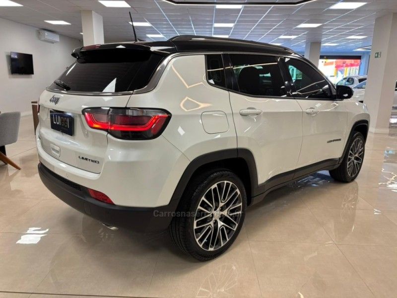 JEEP COMPASS 1.3 LIMITED T270 16V TURBO 2021/2022 LUIGGI AUTOMÓVEIS CARLOS BARBOSA / Carros no Vale