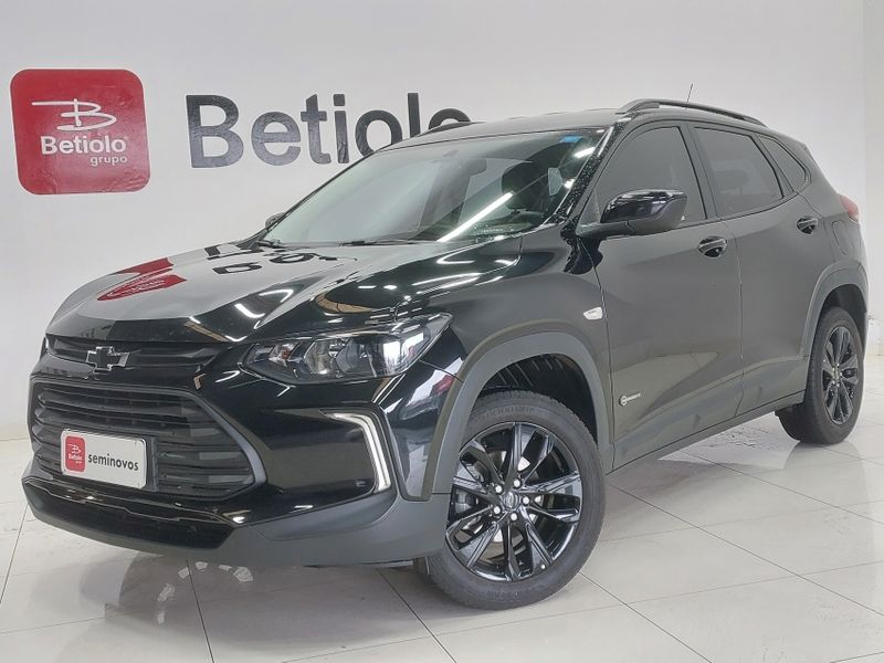 Chevrolet TRACKER 1.0 TURBO FLEX MIDNIGHT AUTOMÁTICO 2023/2024 BETIOLO NOVOS E SEMINOVOS LAJEADO / Carros no Vale