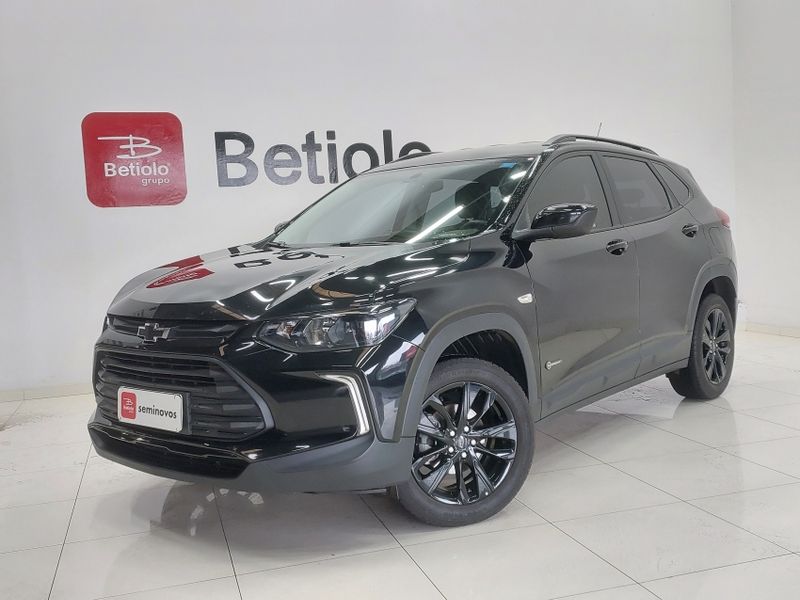 Chevrolet TRACKER 1.0 TURBO FLEX MIDNIGHT AUTOMÁTICO 2023/2024 BETIOLO NOVOS E SEMINOVOS LAJEADO / Carros no Vale