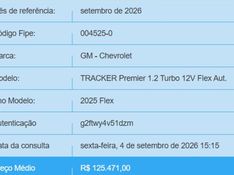Chevrolet TRACKER 1.2 TURBO FLEX PREMIER AUTOMÁTICO 2024/2025 BETIOLO NOVOS E SEMINOVOS LAJEADO / Carros no Vale