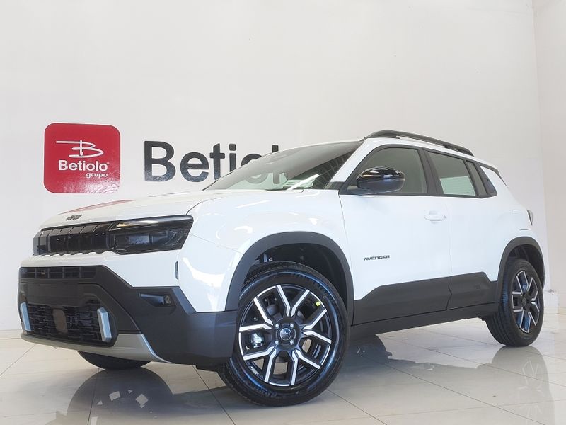 JEEP AVENGER LONGITUDE T200 HYBRID MHEV FLEX CVT 2026/2027 BETIOLO NOVOS E SEMINOVOS LAJEADO / Carros no Vale JEEP AVENGER LONGITUDE T200 HYBRID MHEV FLEX CVT 2026/2027 BETIOLO NOVOS E SEMINOVOS LAJEADO / Carros no Vale