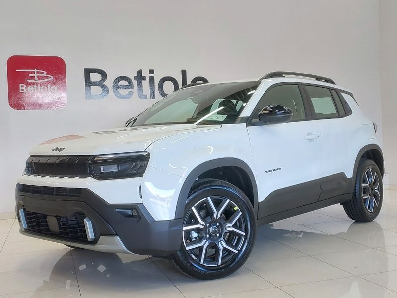 JEEP AVENGER LONGITUDE T200 HYBRID MHEV FLEX CVT 2026/2027 BETIOLO NOVOS E SEMINOVOS LAJEADO / Carros no Vale JEEP AVENGER LONGITUDE T200 HYBRID MHEV FLEX CVT 2026/2027 BETIOLO NOVOS E SEMINOVOS LAJEADO / Carros no Vale