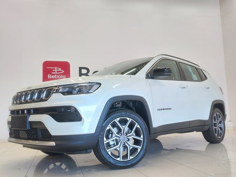 JEEP COMPASS 1.3 T270 TURBO FLEX LONGITUDE AT6 2026/2026 BETIOLO NOVOS E SEMINOVOS LAJEADO / Carros no Vale