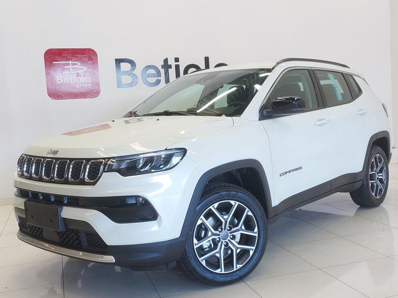 JEEP COMPASS 1.3 T270 TURBO FLEX LONGITUDE AT6 2026/2026 BETIOLO NOVOS E SEMINOVOS LAJEADO / Carros no Vale