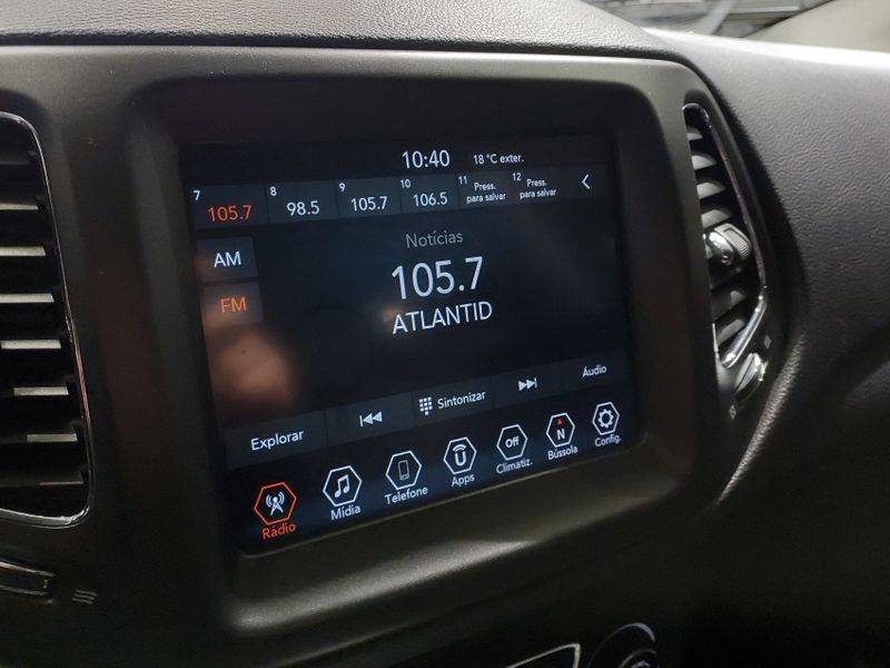 JEEP COMPASS 2.0 16V FLEX LONGITUDE AUTOMÁTICO 2019/2020 BETIOLO NOVOS E SEMINOVOS LAJEADO / Carros no Vale