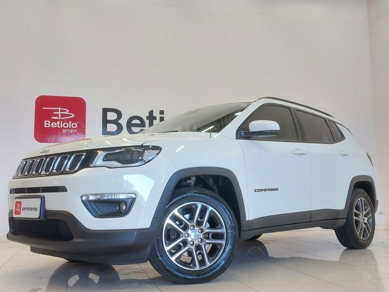 JEEP COMPASS 2.0 16V FLEX SPORT AUTOMÁTICO 2018/2019 BETIOLO NOVOS E SEMINOVOS LAJEADO / Carros no Vale JEEP COMPASS 2.0 16V FLEX SPORT AUTOMÁTICO 2018/2019 BETIOLO NOVOS E SEMINOVOS LAJEADO / Carros no Vale