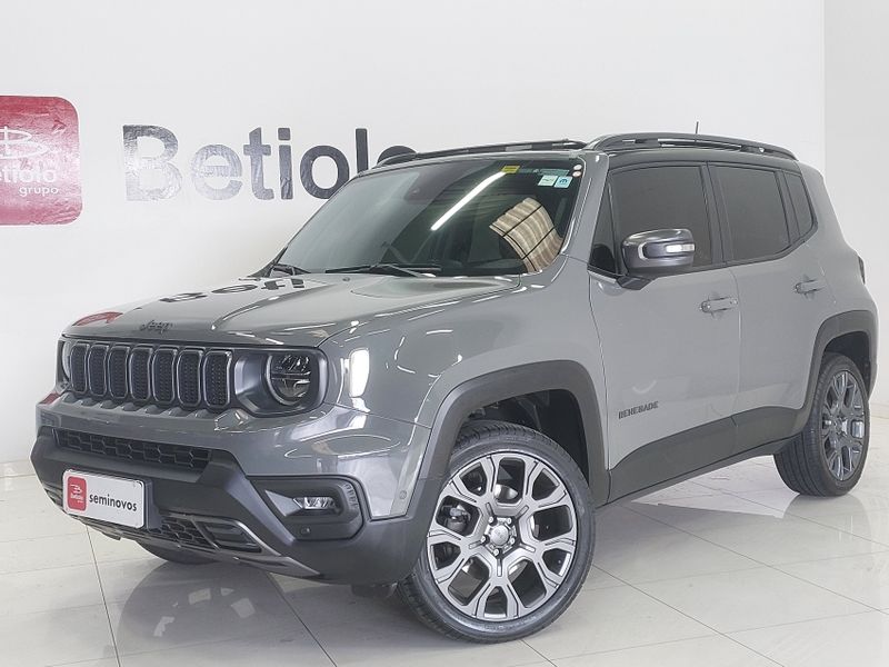 JEEP RENEGADE 1.3 T270 TURBO FLEX S 4X4 AT9 2022/2023 BETIOLO NOVOS E SEMINOVOS LAJEADO / Carros no Vale JEEP RENEGADE 1.3 T270 TURBO FLEX S 4X4 AT9 2022/2023 BETIOLO NOVOS E SEMINOVOS LAJEADO / Carros no Vale