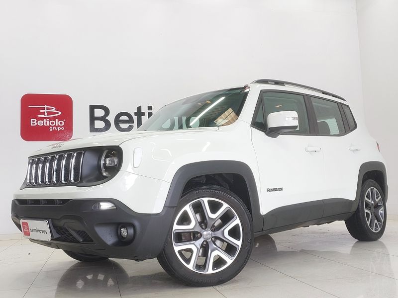 JEEP RENEGADE 1.8 16V FLEX LONGITUDE 4P AUTOMÁTICO 2019/2020 BETIOLO NOVOS E SEMINOVOS LAJEADO / Carros no Vale JEEP RENEGADE 1.8 16V FLEX LONGITUDE 4P AUTOMÁTICO 2019/2020 BETIOLO NOVOS E SEMINOVOS LAJEADO / Carros no Vale