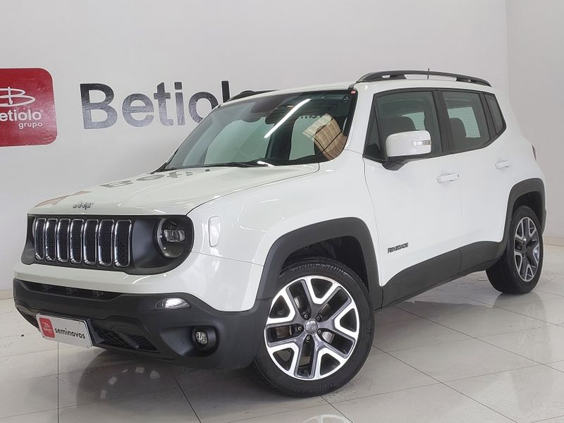 JEEP RENEGADE 1.8 16V FLEX LONGITUDE 4P AUTOMÁTICO 2019/2020 BETIOLO NOVOS E SEMINOVOS LAJEADO / Carros no Vale JEEP RENEGADE 1.8 16V FLEX LONGITUDE 4P AUTOMÁTICO 2019/2020 BETIOLO NOVOS E SEMINOVOS LAJEADO / Carros no Vale