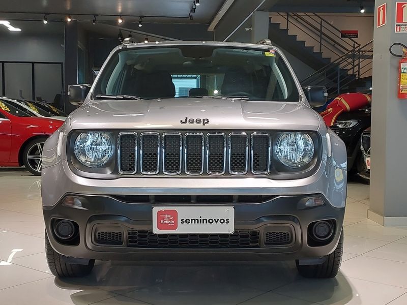 JEEP RENEGADE 1.8 16V FLEX SPORT 4P AUTOMÁTICO 2020/2021 BETIOLO NOVOS E SEMINOVOS LAJEADO / Carros no Vale
