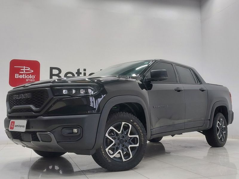 Ram RAMPAGE 2.0 TURBO DIESEL REBEL 4X4 AUTOMÁTICO 2024/2024 BETIOLO NOVOS E SEMINOVOS LAJEADO / Carros no Vale Ram RAMPAGE 2.0 TURBO DIESEL REBEL 4X4 AUTOMÁTICO 2024/2024 BETIOLO NOVOS E SEMINOVOS LAJEADO / Carros no Vale