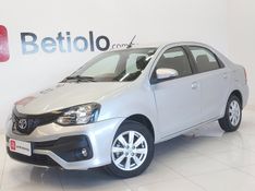 Toyota ETIOS 1.5 X SEDAN 16V FLEX 4P AUTOMÁTICO 2019/2020 BETIOLO NOVOS E SEMINOVOS LAJEADO / Carros no Vale