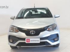 Toyota ETIOS 1.5 X SEDAN 16V FLEX 4P AUTOMÁTICO 2019/2020 BETIOLO NOVOS E SEMINOVOS LAJEADO / Carros no Vale