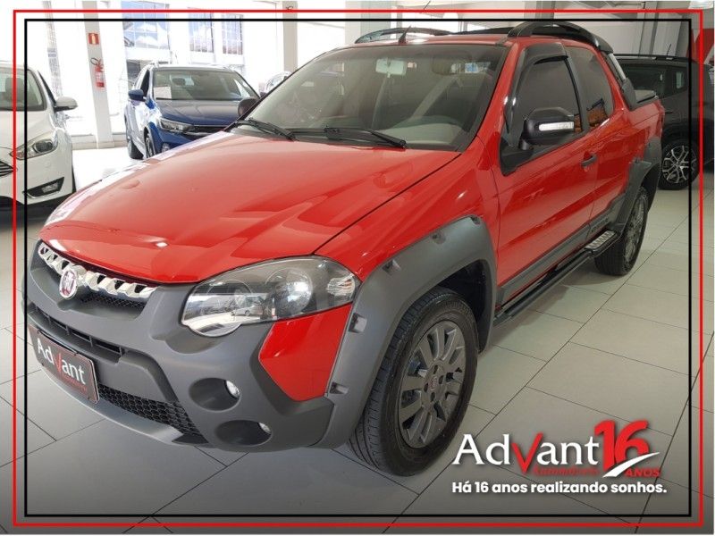 Fiat STRADA 1.8 MPI ADVENTURE CD 16V FLEX 3P MANUAL 2015/2015 ADVANT AUTOMÓVEIS CAXIAS DO SUL / Carros no Vale Fiat STRADA 1.8 MPI ADVENTURE CD 16V FLEX 3P MANUAL 2015/2015 ADVANT AUTOMÓVEIS CAXIAS DO SUL / Carros no Vale