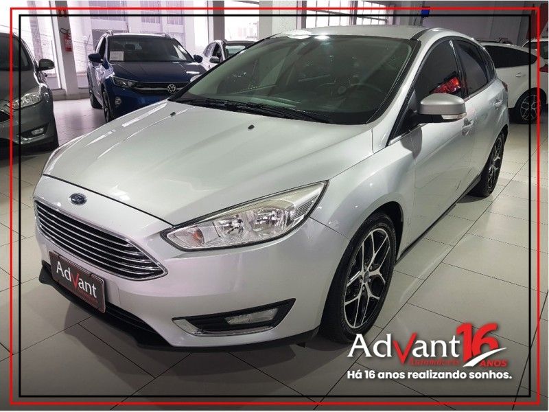 Ford FOCUS 2.0 TITANIUM 16V FLEX 4P POWERSHIFT 2015/2016 ADVANT AUTOMÓVEIS CAXIAS DO SUL / Carros no Vale