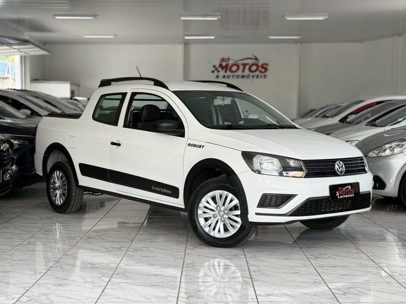 VOLKSWAGEN SAVEIRO ROBUST CD 1.6 2020 SÓ MOTOS E AUTOMÓVEIS SANTA CRUZ DO SUL / Carros no Vale