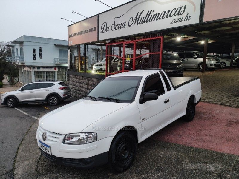VOLKSWAGEN SAVEIRO 1.6 MI CITY CS 8V G.IV 2009/2010 HUBNER MULTIMARCAS FARROUPILHA / Carros no Vale