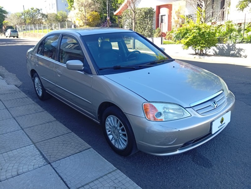 HONDA CIVIC 1.7 LX 16V 2001/2001 ALTERNATIVA VEÍCULOS LAJEADO / Carros no Vale