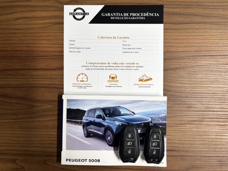 PEUGEOT 5008 GRIFFE PACK 1.6 TURBO 16V 2018/2019 DUARTE VEÍCULOS PORTO ALEGRE / Carros no Vale
