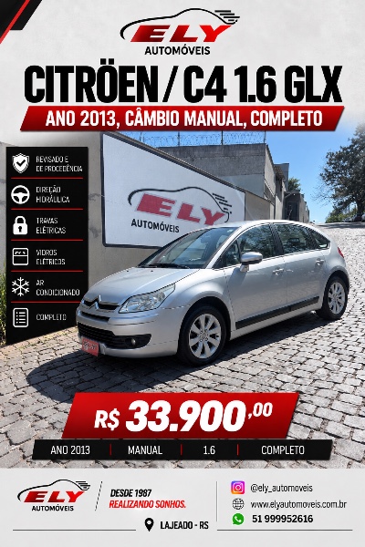 CITROEN C4 1.6 GLX 16V - 2013