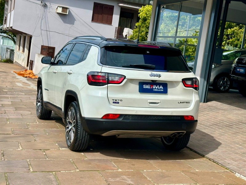 JEEP COMPASS LIMITED 1.3 T270 2022/2022 SÉTIMA VEÍCULOS GUAPORÉ / Carros no Vale JEEP COMPASS LIMITED 1.3 T270 2022/2022 SÉTIMA VEÍCULOS GUAPORÉ / Carros no Vale