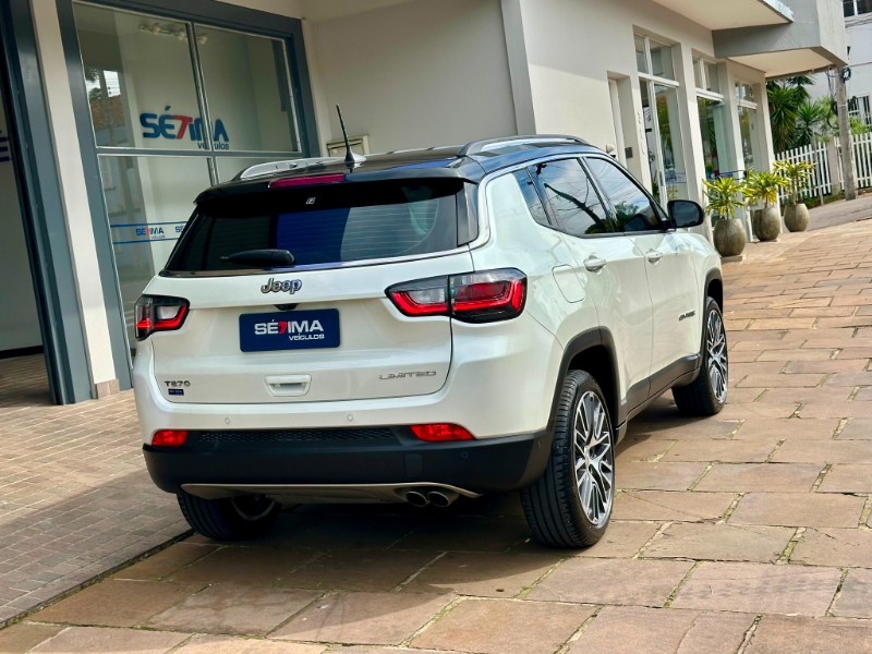 JEEP COMPASS LIMITED 1.3 T270 2022/2022 SÉTIMA VEÍCULOS GUAPORÉ / Carros no Vale JEEP COMPASS LIMITED 1.3 T270 2022/2022 SÉTIMA VEÍCULOS GUAPORÉ / Carros no Vale