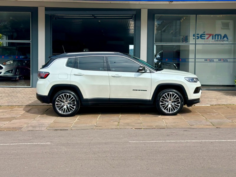 JEEP COMPASS LIMITED 1.3 T270 2022/2022 SÉTIMA VEÍCULOS GUAPORÉ / Carros no Vale JEEP COMPASS LIMITED 1.3 T270 2022/2022 SÉTIMA VEÍCULOS GUAPORÉ / Carros no Vale