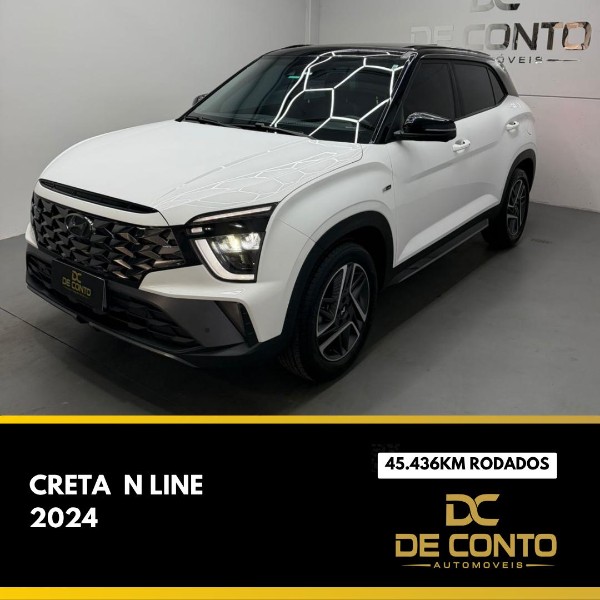 HYUNDAI CRETA 1.0 TGDI N LINE /2024 DE CONTO AUTOMÓVEIS SARANDI / Carros no Vale HYUNDAI CRETA 1.0 TGDI N LINE /2024 DE CONTO AUTOMÓVEIS SARANDI / Carros no Vale