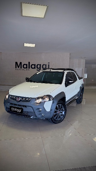 FIAT STRADA 1.8 MPI ADVENTURE CD 16V 2019/2020 MALAGGI VEÍCULOS ENCANTADO / Carros no Vale
