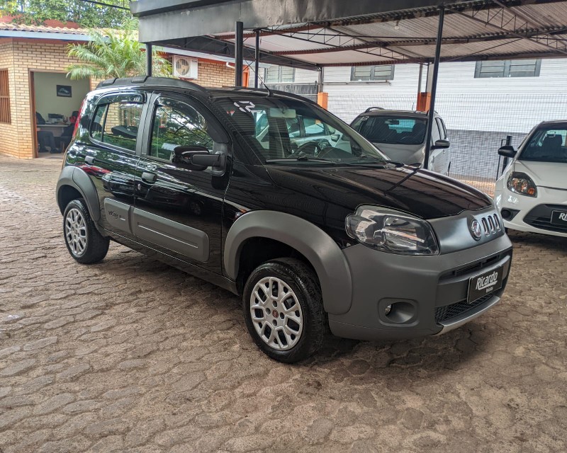 FIAT UNO WAY 1.0 EVO FIRE FLEX 8V 5P 2012/2012 RICARDO VEÍCULOS TEUTÔNIA / Carros no Vale