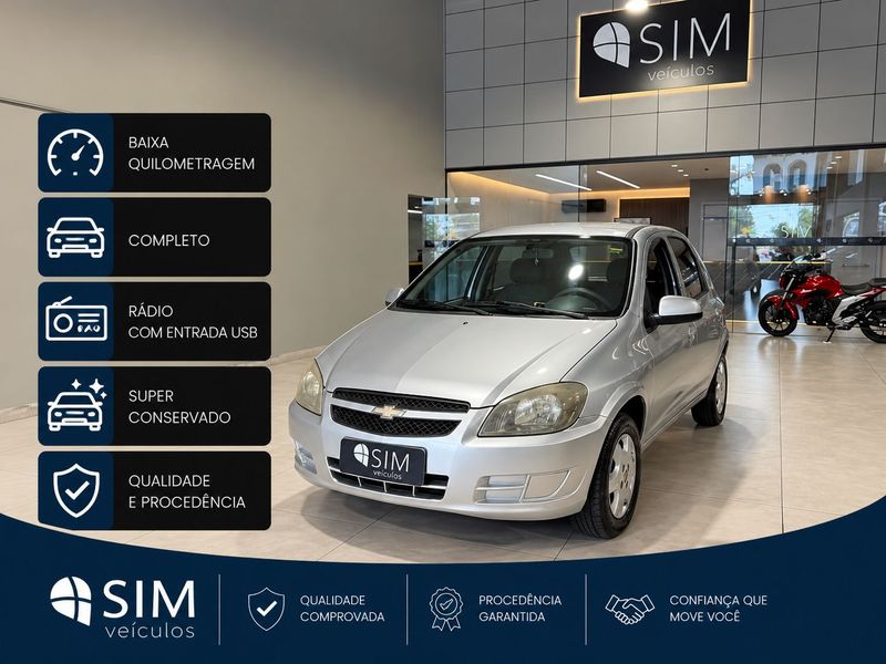 Chevrolet Celta 1.0 Lt 2012/2013 SIM VEÍCULOS PORTO ALEGRE / Carros no Vale