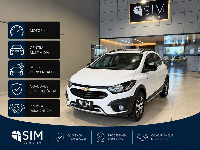 Chevrolet Onix 1.4 Active 2017/2018 SIM VEÍCULOS PORTO ALEGRE / Carros no Vale