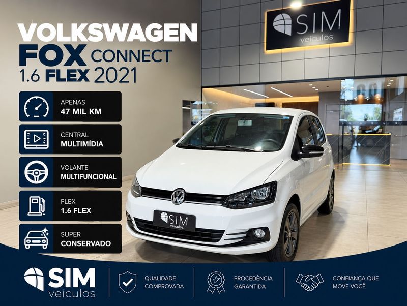 Volkswagen Fox Connect 1.6 8v 2020/2021 SIM VEÍCULOS PORTO ALEGRE / Carros no Vale Volkswagen Fox Connect 1.6 8v 2020/2021 SIM VEÍCULOS PORTO ALEGRE / Carros no Vale
