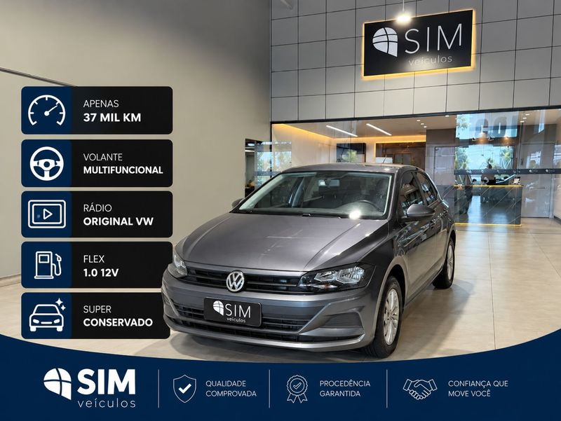 Volkswagen Polo 1.0 12v 2020/2021 SIM VEÍCULOS PORTO ALEGRE / Carros no Vale
