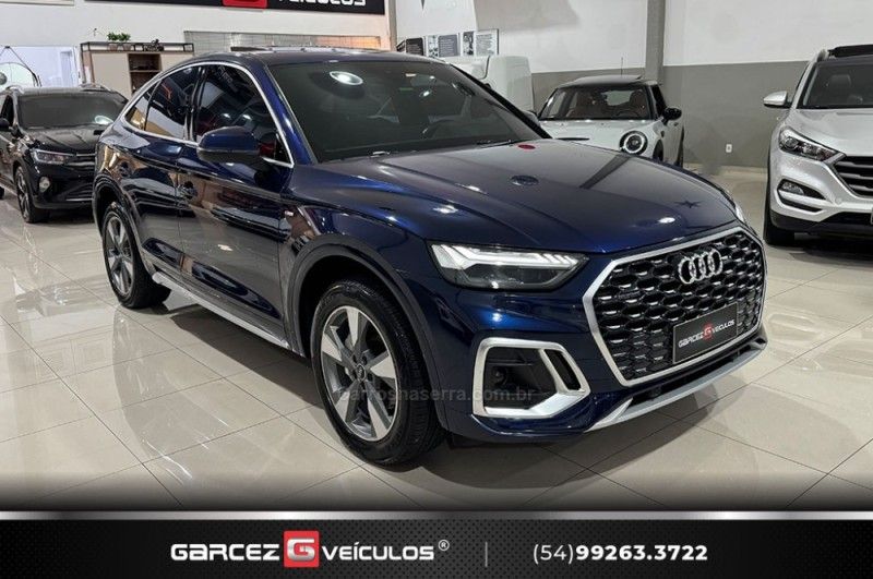 AUDI Q5 2.0 SPORTBACK S-LINE QUATTRO 2021/2022 GARCEZ VEÍCULOS BENTO GONÇALVES / Carros no Vale AUDI Q5 2.0 SPORTBACK S-LINE QUATTRO 2021/2022 GARCEZ VEÍCULOS BENTO GONÇALVES / Carros no Vale