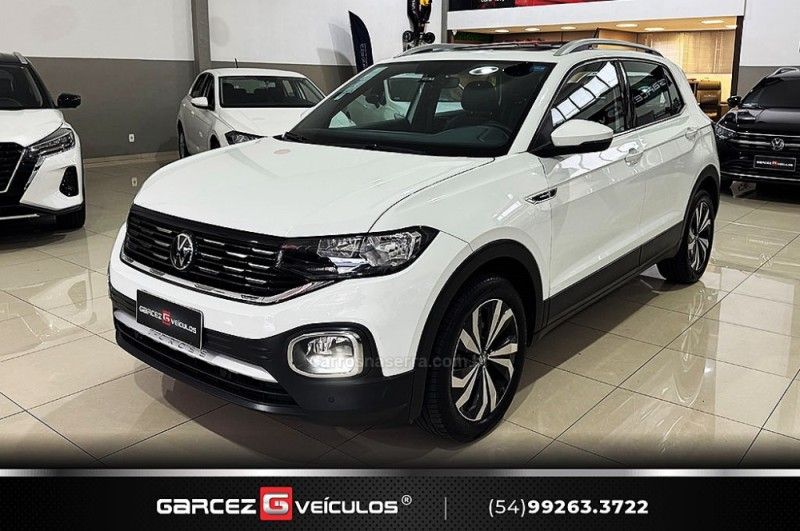VOLKSWAGEN T-CROSS 1.4 HIGHLINE TSI 16V 2023/2024 GARCEZ VEÍCULOS BENTO GONÇALVES / Carros no Vale