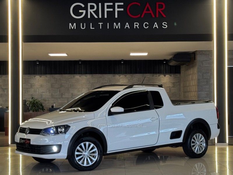 VOLKSWAGEN SAVEIRO 1.6 MI TRENDLINE CE 8V 2015/2016 GRIFFCAR MULTIMARCAS DOIS IRMÃOS / Carros no Vale VOLKSWAGEN SAVEIRO 1.6 MI TRENDLINE CE 8V 2015/2016 GRIFFCAR MULTIMARCAS DOIS IRMÃOS / Carros no Vale