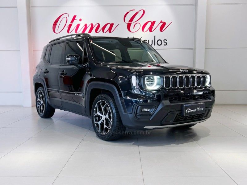 JEEP RENEGADE 1.3 16V SAHARA T270 TURBO 4X2 2024/2025 ÓTIMA CAR FLORES DA CUNHA / Carros no Vale