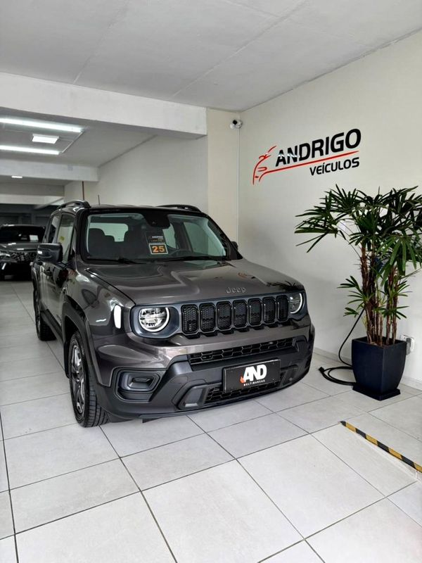 JEEP RENEGADE 1.3 16V ALTITUDE T270 TURBO 2024/2025 ANDRIGO VEÍCULOS CAXIAS DO SUL / Carros no Vale