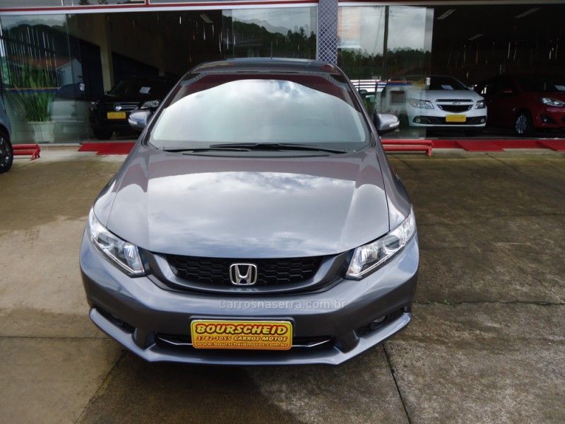 HONDA CIVIC 2.0 LXR 16V 2016/2016 BOURSCHEID CARROS E MOTOS SANTA CLARA DO SUL / Carros no Vale