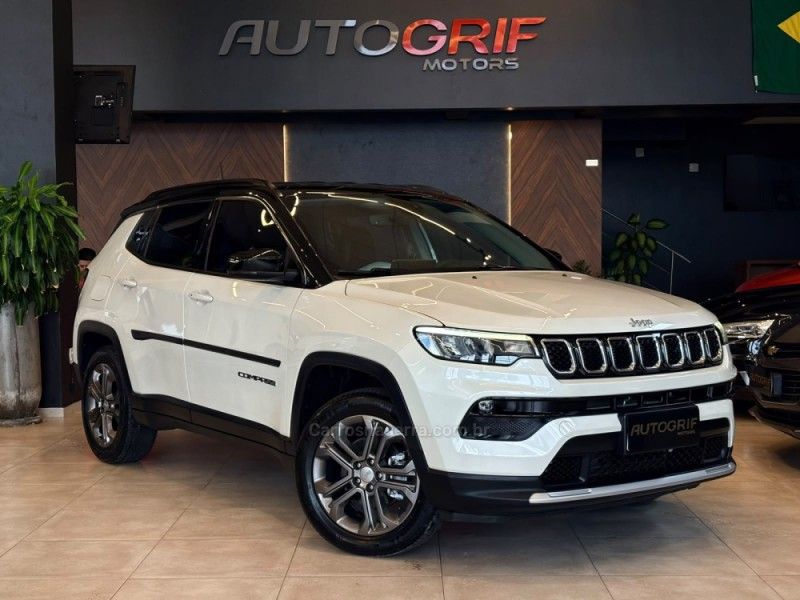 JEEP COMPASS 1.3 LONGITUDE T270 16V TURBO 2022/2022 AUTOGRIF MOTORS CAMPO BOM / Carros no Vale JEEP COMPASS 1.3 LONGITUDE T270 16V TURBO 2022/2022 AUTOGRIF MOTORS CAMPO BOM / Carros no Vale