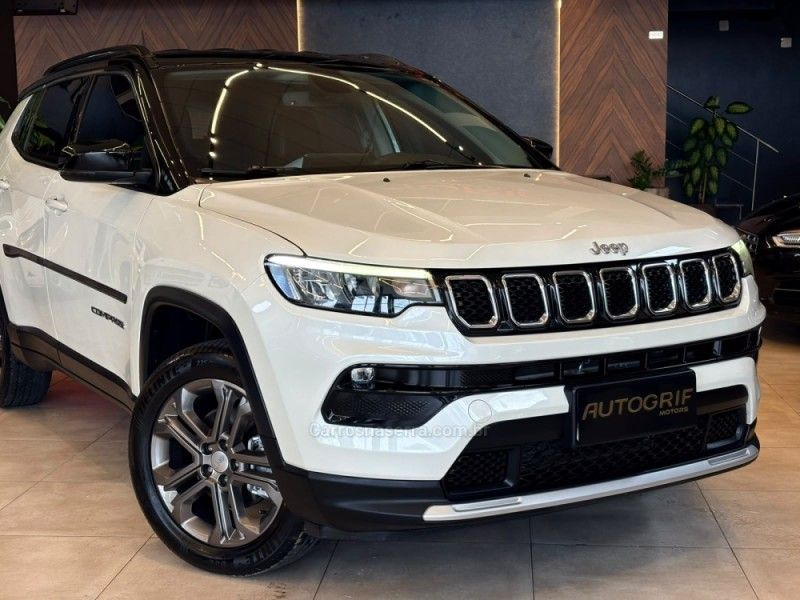 JEEP COMPASS 1.3 LONGITUDE T270 16V TURBO 2022/2022 AUTOGRIF MOTORS CAMPO BOM / Carros no Vale JEEP COMPASS 1.3 LONGITUDE T270 16V TURBO 2022/2022 AUTOGRIF MOTORS CAMPO BOM / Carros no Vale