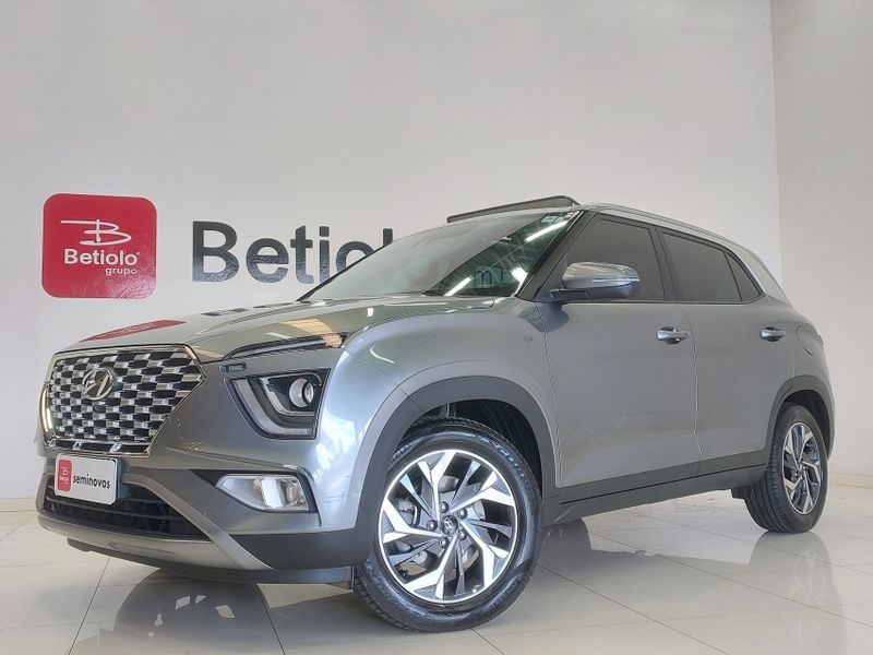 Hyundai CRETA 1.0 TGDI FLEX PLATINUM AUTOMÁTICO 2024/2024 BETIOLO NOVOS E SEMINOVOS LAJEADO / Carros no Vale Hyundai CRETA 1.0 TGDI FLEX PLATINUM AUTOMÁTICO 2024/2024 BETIOLO NOVOS E SEMINOVOS LAJEADO / Carros no Vale