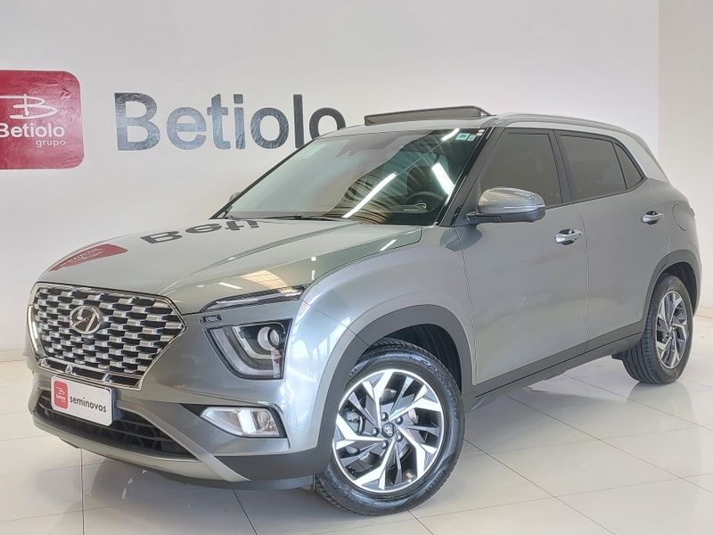 Hyundai CRETA 1.0 TGDI FLEX PLATINUM AUTOMÁTICO 2024/2024 BETIOLO NOVOS E SEMINOVOS LAJEADO / Carros no Vale Hyundai CRETA 1.0 TGDI FLEX PLATINUM AUTOMÁTICO 2024/2024 BETIOLO NOVOS E SEMINOVOS LAJEADO / Carros no Vale