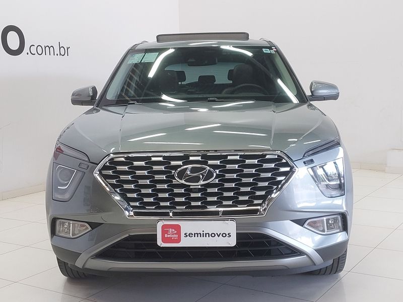 Hyundai CRETA 1.0 TGDI FLEX PLATINUM AUTOMÁTICO 2024/2024 BETIOLO NOVOS E SEMINOVOS LAJEADO / Carros no Vale Hyundai CRETA 1.0 TGDI FLEX PLATINUM AUTOMÁTICO 2024/2024 BETIOLO NOVOS E SEMINOVOS LAJEADO / Carros no Vale